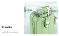 Trolley Suitcase USB Charging Port Suitcase Side Hook for Travelers