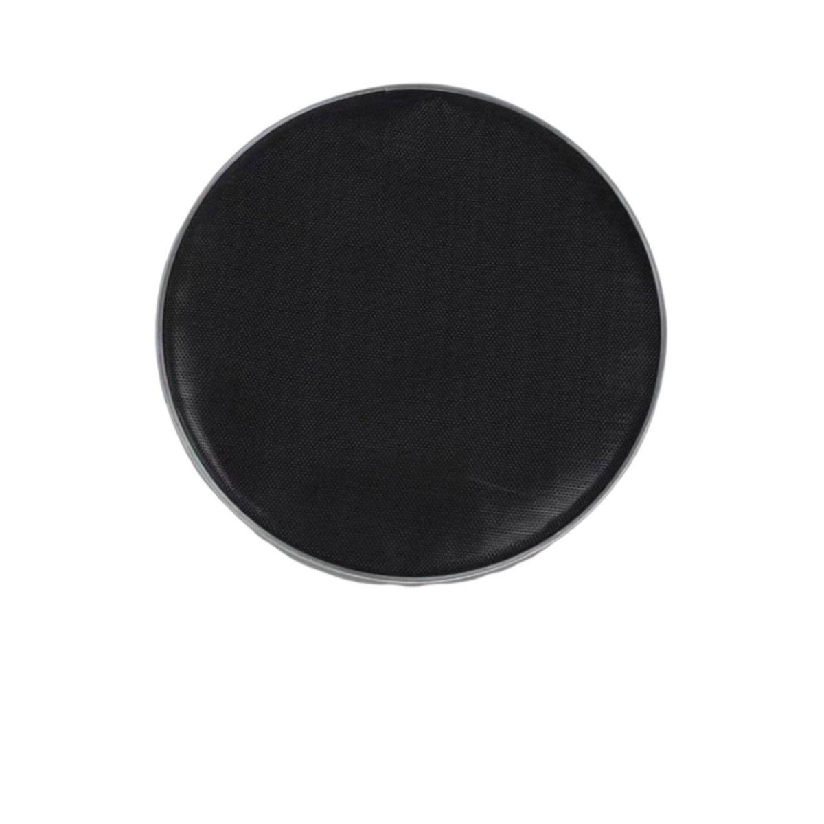 Long-Lasting Drum Head with Metal Hoop Quiet Mesh Drum Head Responsive Drumhead Tear-Resistant for Drummers, Beginners, Apartment