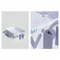 No-Inflation Rectangular Frame Pool Easy-Setup Rectangular Pool Portable Puncture-Resistant for Backyard