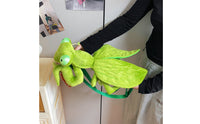 Soft Grasshopper Backpack | Novelty, stuffed Backpack, for Themed Events