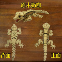 跨境可磁吸仿真睫角守宫蜥蜴关节可动玩具工艺摆件塑料工艺品