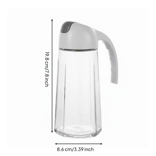 630 Ml Automatic Oil Dispenser Large Capacity Tilt-Sensing Flip Oil Dispenser One-Handed for Dining Table