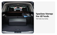 Car Trunk Storage Box Large Capacity Foldable Trunk Organizer Car Storage Compartment Storage Case Space Saving Vehicle Storage
