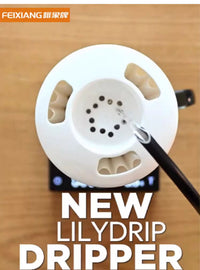 lilydrip百合lily滤杯V60蛋糕滤纸咖啡滤杯漏斗过滤器滴漏壶手冲