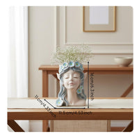 Flower Fairy Vase European Design Fairy Head Vase Creative Design for Entryway