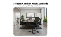 Ergonomic Highspine Mesh Chair Adjustable Height Ergonomic Mesh Chair with Headrest 360-Degree Rotating Effortless Rolling