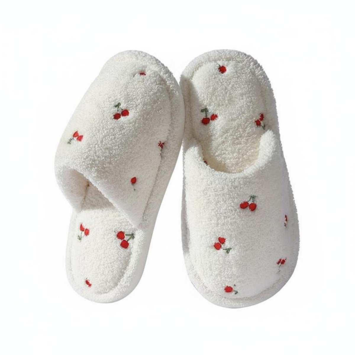 Indoor Plush House Shoes for Women, Warm, Cute, Non-Slip