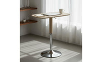 Height Adjustable Side Table Modern Minimalist Design Small Computer Desk