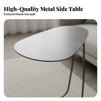 C-Shaped Couch Table Narrow silhouette C-Shaped Snack Table Light Luxury Aesthetic