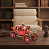 Regal Carriage Model Tabletop Vintage Carriage Model Industrial Stylistic Embellishment for Office