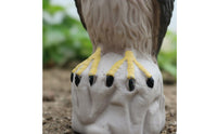 Realistic Garden Guardian Sculpture Statue Long-Lasting Plastic Garden Guardian Sculpture Decoy Realistic Raptor Statue