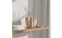 Wave Vase French Retro Style Decorative Flower Vase Presentable Home Decor Item for Showroom