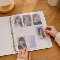 Ringnote 3-Inch Photo Album for Instax Mini & Kpop Photocards, 5/10 Pocket Pages, DIY Collectible Card Binder