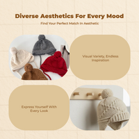 Women's Knit Winter Hat Earflap, Warmth, Relaxed Design
