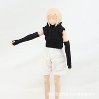 1/12女兵人袖套12分8分BJD娃娃衣服15CM模型素体手办服装工厂批发