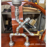 Industrial Pipe Gravity Drink Dispenser in Stainless Steel
