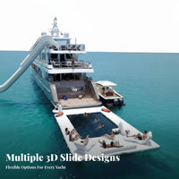 Inflatable Yacht Slide Heavy-Duty PVC Inflatable Boat Slide Compact Storage for Adults, Family, Sea, Lake, Summer Vacation