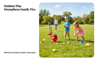 Parent-Child Interaction 2-in-1 Tennis Baseball Toy Great Gift 2 in 1 Baseball Tennis Pitcher for Toddlers, Parents, Outdoor, Backyard, Park