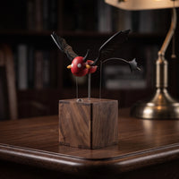 Wooden Ornament with Hovering Figure Handmade Wooden Dynamic Toy Whimsical for Desk