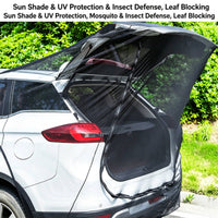 Zippered Car Tailgate Bug Net Breathable Cover Lightweight Netting for Campers, Road Trips