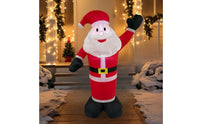 Christmas Inflatable Santa Secure Inflatable Santa Character Yard Decoration Stable Oversized for Lawn, Garden