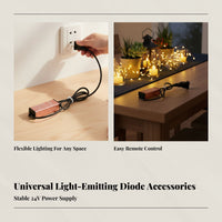 LED Controller, Universal Remote, Copper Wire Light, Solar Panel, Power Converter, Button