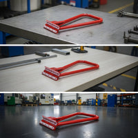 Seaming Bent Clinching Red-Coated for Workshops