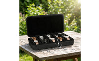 Watch Case with 10 Slots Watch Travel Case Compact for Journeyers