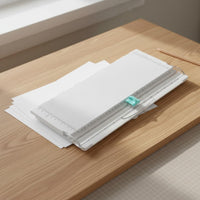 Foldable Paper Ruler Guide A4 Paper Measurement Markings