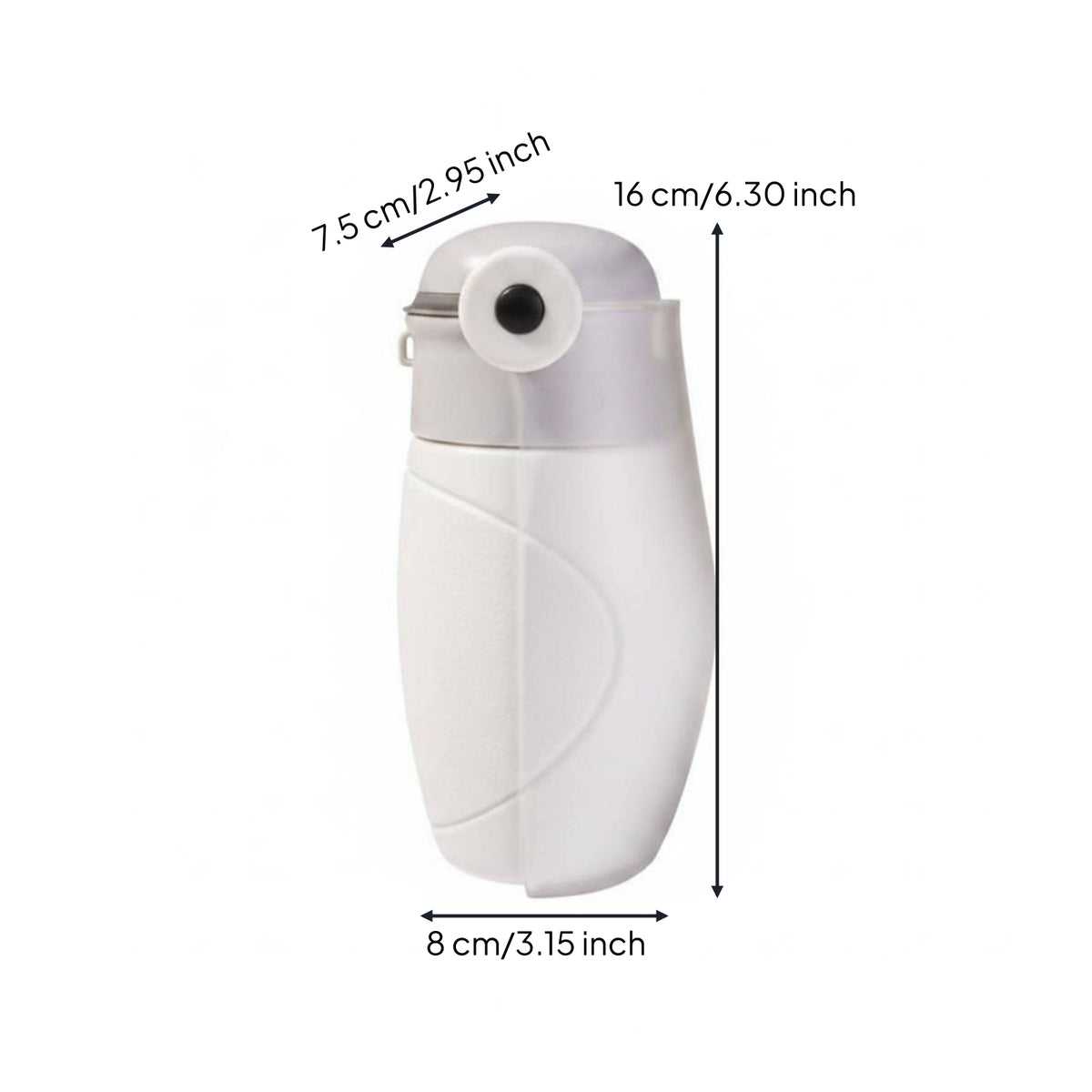 Pet Water Bottle Push Button Portable Pet Bottle Hanging Strap