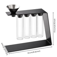 Coffee Bean Rack with Tubes Attractive Test Tube Stand Sturdy for Baristas