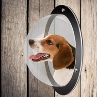Pet window宠物窗猫狗专用围栏窗户宠物猫门透明半圆亚克力围栏窗