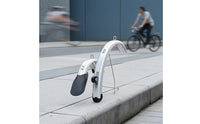 Curved Folding Bike Mudguard Set Complete Front and Rear Cycle Fenders Compact Front and Rear Mudguards Long-Lasting for Commuters