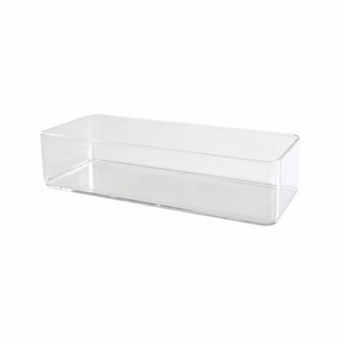 Makeup Organizer Tray Multiple Compartments Clear Partitioned Organizer