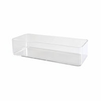 Makeup Organizer Tray Multiple Compartments Clear Partitioned Organizer