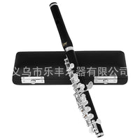 SLADE雷德C调红木管体镀银按键红木短笛皮盒布包套装演奏初学