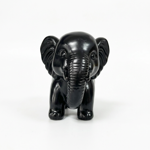 Cute Elephant Statue Home Decor, Light Luxury Cute Elephant Statue, Resin Elephant Ornament, Decoration for Living Room Offic