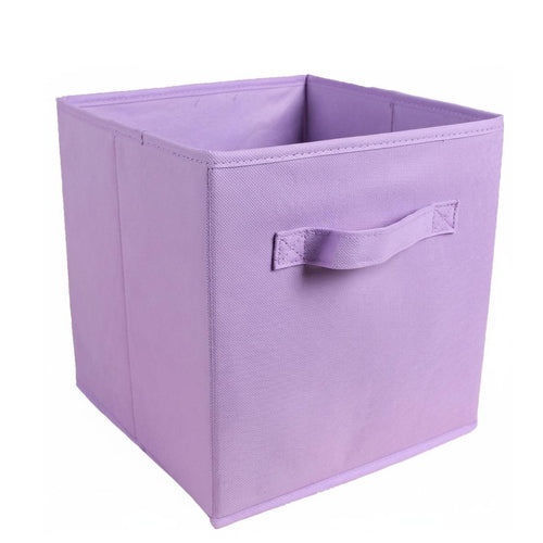 textile Storage Cube uniform Color Foldable textile Cube uncoveredtopTop for Playroom, Kids