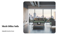 Modern Design Sofa and Coffee Table set Minimalist visual design Reception Seating robust Frame business Furniture firm density Foam padding for Business Owners, Office Managers, Interior Designers, Waiting Room