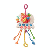 Pull-Cord Tentacle Toy Toy with Cords Flexible Baby Toy with Cords Engaging Sturdy for Toddlers
