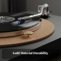 Headshell Counterweight Gold-Plated Tonearm Headshell Weight Long-Lasting Metal