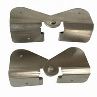 Aluminum Downspout Hinge Rust Resistant Home Drainage Hardware Two-leafLeaf