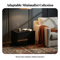 Bedside Cabinet with Drawer and Shelf Minimalist Design for Homeowners, Couples