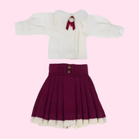 o.b.1.1.娃衣 罗马假日套装裙 12分 BJD 娃娃衣服阿巳体