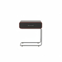C-Shaped End Table Japanese aesthetic Nightstand Minimalist Design for Small Spaces
