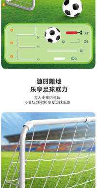 Portable Soccer Goal Set for Kids Indoor and Outdoor Play