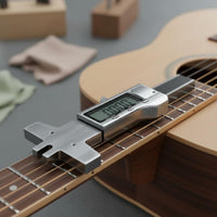Digital String Action Gauge High Precision Digital String Height Gauge Portable Guitar Setup Ruler for Workshop