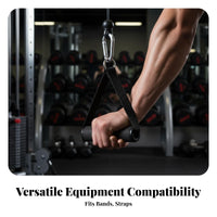 Home Gym Fitness Straps Non-Slip Handles Hanging Exercise Straps Portable Bodyweight Training System for Travel, Outdoor