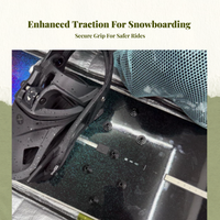 Aluminum pad reduces snowboard vibration