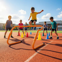 Lightweight Adjustable Agility Hurdle Portable Wicket Sturdy Hurdles Stable for Athletes